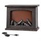ULD-L2821-005/DNC/RED BLACK FIREPLACE Светильник светодиодный «Камин» с эффектом пламени, питание от батареек 3АА (не в/к) или USB (в/к), 28х21см. 5 светодиодов. Корпус черный. TM Uniel UL-00011316 - фото 83422