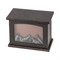 ULD-L2821-005/DNC/RED BLACK FIREPLACE Светильник светодиодный «Камин» с эффектом пламени, питание от батареек 3АА (не в/к) или USB (в/к), 28х21см. 5 светодиодов. Корпус черный. TM Uniel UL-00011316 - фото 83427