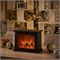 ULD-L2821-005/DNC/RED BLACK FIREPLACE Светильник светодиодный «Камин» с эффектом пламени, питание от батареек 3АА (не в/к) или USB (в/к), 28х21см. 5 светодиодов. Корпус черный. TM Uniel UL-00011316 - фото 83431