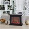 ULD-L2821-005/DNC/RED BLACK FIREPLACE Светильник светодиодный «Камин» с эффектом пламени, питание от батареек 3АА (не в/к) или USB (в/к), 28х21см. 5 светодиодов. Корпус черный. TM Uniel UL-00011316 - фото 83432