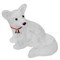 ULD-M3225-032/STA WHITE IP20 FOX Фигура светодиодная «Лисенок», 33*25см, 32 светодиода. Белый свет. Провод прозрачный. TM Uniel 09559 - фото 83460