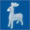 ULD-M3739-040/STA WHITE IP20 DEER Фигура светодиодная «Олень», 36*32см, 40 светодиодов. Белый свет. Провод прозрачный. TM Uniel 07953 - фото 83474
