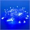 ULD-S0500-050/DTA BLUE IP20 Гирлянда светодиодная с контроллером, 5м. 50 светодиодов. Синий свет. Провод прозрачный. ТМ Uniel UL-00005253 - фото 83851