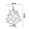 ULD-T5460-030/SNA/3AA WARM WHITE IP20 XMAS TREE SNOW Дерево светодиодное «Ёлочка снежная», на батарейках 3АА (не в/к), 54х60см. 30 светодиодов. Теплый белый свет. TM Uniel UL-00011294 - фото 84727