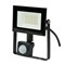 ULF-F62-30W/6500K SENSOR IP54 200-240В BLACK Прожектор светодиодный с датчиком движения и освещенности. Дневной свет (6500K). Корпус черный. TM Uniel UL-00007125 - фото 84929