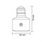 ULH-A180 E27/WF WHITE Умный патрон-адаптер Wi-Fi+Bluetooth, под лампу Е27. 220В. 100Вт. Белый. Голосовое управление+приложение UnielSmart. TM Uniel UL-00011712 - фото 85134