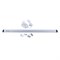 ULI-F48-5W/4500K SENSOR IP20 SILVER Светильник светодиодный для мебели. 500*25*9мм. 400Lm. ТМ Uniel UL-00008287 - фото 85361
