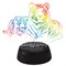 ULI-M508 RGB/3AA TIGER FAMILY/BLACK Светильник декоративный с эффектом 3D «Семья тигров», на батарейках 3AA (не в/к). 1 светодиод. RGB свет. TM Uniel UL-00008403 - фото 85498