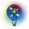 ULI-Q308 1,5W/RGB/E27 ДИСКО ШАР 3D Светодиодный светильник. Свечение 3D звёзды. 220В. Диаметр 8см. ТМ Volpe. UL-00002761 - фото 85791