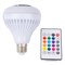 ULI-Q340 8W/RGB/E27 WHITE Светодиодный светильник Диско, с динамиком и Bluetooth. 220В. Белый. ТМ Volpe UL-00007709 - фото 85838