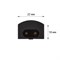 ULI-Q951 10W/4000K IP20 BLACK Светильник линейный светодиодный (аналог Т5), 230В.  Кабель 0,9м с вилкой и крепление в/к. Белый свет (4000K). Корпус черный. TM Volpe UL-00012401 - фото 85858