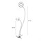 ULK-F51-8W/SW/DIM IP20 WHITE Светильник светодиодный, с диммером и штативом для телефона. Серия Backstage. Теплый свет(3000К)/Белый свет(4000К)/Дневной свет(6500К). Белый. TM Uniel UL-00006867 - фото 85912
