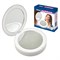 ULK-F70 2AAA WHITE Зеркало карманное с подсветкой (1Х+2Х). На батарейках 2AАА (не в/к). Белый. ТМ Uniel UL-00007510 - фото 85915