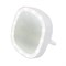 ULK-F71 3AAA WHITE Зеркало карманное с подсветкой. На батарейках 3AАА (не в/к). Белый. ТМ Uniel UL-00007511 - фото 85921