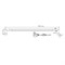 ULM-F31-9W/NW IP20 SILVER Светильник светодиодный поворотный для интерьерного освещения. В комплекте с адаптером. Длина 59 см. Материал корпуса алюминий, цвет серебро. Белый свет. Упаковка-картонная коробка. 08002 - фото 86278