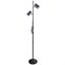 ULM-T600 2х6W/4500K/DIM BLACK Торшер напольный светодиодный, 2х6W. Сенсорный выключатель. Диммер. Черный. ТМ Uniel UL-00010174 - фото 86586