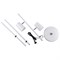 ULM-T600 2х6W/4500K/DIM WHITE Торшер напольный светодиодный, 2х6W. Сенсорный выключатель. Диммер. Белый. ТМ Uniel UL-00010175 - фото 86611