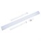 ULO-C50C 18W/3950К/L115 IP40 SCHOOL WHITE Светильник светодиодный с регулируемым кронштейном (в/к). Для школьной доски. Белый свет (3950K). 2160Лм. Корпус белый. ТМ Uniel UL-00010966 - фото 86777