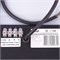 ULO-K16B 2x16W/4000K/L50 5W/RGB IP44 BLACK Светильник линейный светодиодный подвесной с фоновой подсветкой. Белый свет (4000К). Алюминий. Цвет черный. TM Uniel UL-00012595 - фото 87058