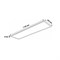 ULP-30120-36W/DW EFFECTIVE SILVER Светильник светодиодный потолочный встраиваемый. Дневной свет (6500K). Корпус серебристый. В комплекте с и/п. ТМ Uniel. UL-00001789 - фото 88158