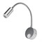 ULT-F21-3W/4000K IP20 SILVER Светильник светодиодный настенный гибкий для интерьерного освещения. 85-265В. Белый свет (4000К). Серебряный. TM Uniel UL-00004177 - фото 89538