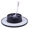 ULU-P35R-15W/3000K+4000K+6500K/D22 IP65 BLACK Светильник светодиодный уличный. Архитектурный накладной. С переключателем цвета свечения. Теплый(3000K)/Белый(4000K)/Дневной(6500K). Диаметр 22 см. Корпус черный. TM Uniel UL-00013633 - фото 90240