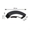 ULU-S72A-14W/4000K IP65 BLACK Светильник светодиодный уличный. Архитектурный накладной. Белый свет (4000K). Корпус черный. TM Uniel UL-00009355 - фото 90521