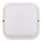 ULW-Q229 18W/6500K IP65 WHITE Светильник светодиодный влагозащищенный. Квадрат. Дневной свет (6500K). 155×155×37мм. Корпус белый. ТМ Volpe UL-00013191 - фото 90939