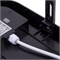 ULW-Q282 20W/3000K+4000K+6500K IP65 BLACK Светильник светодиодный влагозащищенный. Овал. Переключатель на корпусе: Теплый(3000K)/Белый(4000K)/Дневной(6500K). 255x128x50мм. Корпус черный. ТМ Volpe UL-00013661 - фото 91001