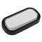 ULW-Q282 20W/3000K+4000K+6500K IP65 BLACK Светильник светодиодный влагозащищенный. Овал. Переключатель на корпусе: Теплый(3000K)/Белый(4000K)/Дневной(6500K). 255x128x50мм. Корпус черный. ТМ Volpe UL-00013661 - фото 91007