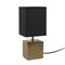 UML-B306 E14 GOLD/BLACK Светильник настольный декоративный под лампу Е14, 40W. Механический выключатель. Золотой/Черный. ТМ Uniel UL-00012422 - фото 91437