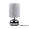 UML-B307 E14 SILVER/WHITE Светильник настольный декоративный под лампу Е14, 40W. Механический выключатель. Серебристый/Белый. ТМ Uniel UL-00012423 - фото 91458