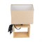 UML-B401 E27 LIGHT GREY/WOOD Светильник настольный декоративный под лампу Е27, 40W. Механический выключатель. Светло-серый. ТМ Uniel UL-00010956 - фото 91476