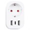 USH-A103 1G/UC/WF WHITE Умная розетка Wi-Fi. 2USB+Type-C (5В, 2,4A). 16A. До 3680Вт. Голосовое управление+приложение UnielSmart.  TM Uniel UL-00011389 - фото 91826