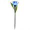 USL-C-454/PT305 BLUE TULIP  Садовый светильник на солнечной батарее "Синий тюльпан". Белый свет. 1*LR аккумулятор в/к. IP44. TM Uniel. UL-00004279 - фото 91890
