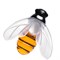 USL-S-127/PT4000 BEES Садовая гирлянда на солнечной батарее "Пчелки". 20 светодиодов. Теплый белый свет. 1*АА Ni-Mh аккумулятор в/к. IP44. TM Uniel. UL-00004280 - фото 92104
