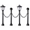 USL-S-181/PT720 LANTERN SET02 Садовый светильник на солнечной батарее "Фонари", набор из 2 шт. Белый свет. 1*АА Ni-Mh аккумулятор в/к. IP44. TM Uniel. UL-00003132 - фото 92182