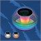 USL-S-824/PT100 POOL LIGHT Садовый светильник на солнечной батарее. Плавающий. 22 светодиода. RGB свет. Белый свет.  Теплый белый свет. 1*АA Ni-Mh аккумулятор в/к. IP44. TM Uniel UL-00011597 - фото 92373