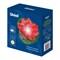 USL-S-826/PT060 RED WATERLILY Садовый светильник на солнечной батарее «Красная кувшинка». Плавающий. 1 светодиода. Теплый белый свет. 1*ААA Ni-Mh аккумулятор в/к. IP44. TM Uniel UL-00011599 - фото 92396
