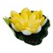 USL-S-827/PT060 YELLOW WATERLILY Садовый светильник на солнечной батарее «Желтая кувшинка». Плавающий. 1 светодиода. Теплый белый свет. 1*ААA Ni-Mh аккумулятор в/к. IP44. TM Uniel UL-00011600 - фото 92398