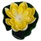 USL-S-827/PT060 YELLOW WATERLILY Садовый светильник на солнечной батарее «Желтая кувшинка». Плавающий. 1 светодиода. Теплый белый свет. 1*ААA Ni-Mh аккумулятор в/к. IP44. TM Uniel UL-00011600 - фото 92400