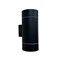 UUL-S92A 2х50W/GX53 IP65 BLACK Светильник уличный, под две лампы GX53. Архитектурный накладной. Корпус черный. TM Uniel UL-00009365 - фото 93201