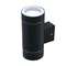 UUL-S92A 2х50W/GX53 IP65 BLACK Светильник уличный, под две лампы GX53. Архитектурный накладной. Корпус черный. TM Uniel UL-00009365 - фото 93203