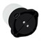 UWL-K01R 60W/E27 IP65 BLACK Светильник влагозащищенный под лампу Е27, для бань и саун, до +125°С. Цвет корпуса черный. ТМ Uniel UL-00011472 - фото 93215
