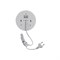 Светодиодный светильник-проектор ULI-Q304 2,5W/RGB WHITE. Напольный. Серия DISCO, многоцветный. Горизонтальная проекция. ТМ VOLPE. Кабель с вилкой, 220В. Цвет корпуса - белый. UL-00000299 - фото 93294