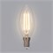 LED-C35-6W/3000K/E14/CL/DIM/SLF Лампа светодиодная, диммируемая. Форма "свеча", прозрачная. Теплый белый свет (3000K). ТМ Volpe UL-00009241 - фото 93722