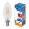 LED-C35-6W/4000K/E14/FR/DIM/SLF Лампа светодиодная диммируемая. Форма "свеча", матовая. Белый свет (4000K). ТМ Volpe UL-00009246 - фото 93736