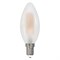 LED-C35-7W/3000K/E14/FR/SLF Лампа светодиодная. Форма "свеча", матовая. Теплый белый свет (3000K). ТМ Volpe UL-00008330 - фото 93748