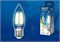 LED-C35-9W/3000K/E27/CL/DIM GLA01TR Лампа светодиодная диммируемая. Форма "свеча", прозрачная. Серия Air. Теплый белый свет (3000K). Картон. ТМ Uniel. UL-00005187 - фото 93756