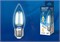 LED-C35-9W/4000K/E27/CL/DIM GLA01TR Лампа светодиодная диммируемая. Форма "свеча", прозрачная. Серия Air. Белый свет (4000K). Картон. ТМ Uniel. UL-00005188 - фото 93760